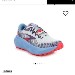 Brooks Blue and Red Athletic Shoes